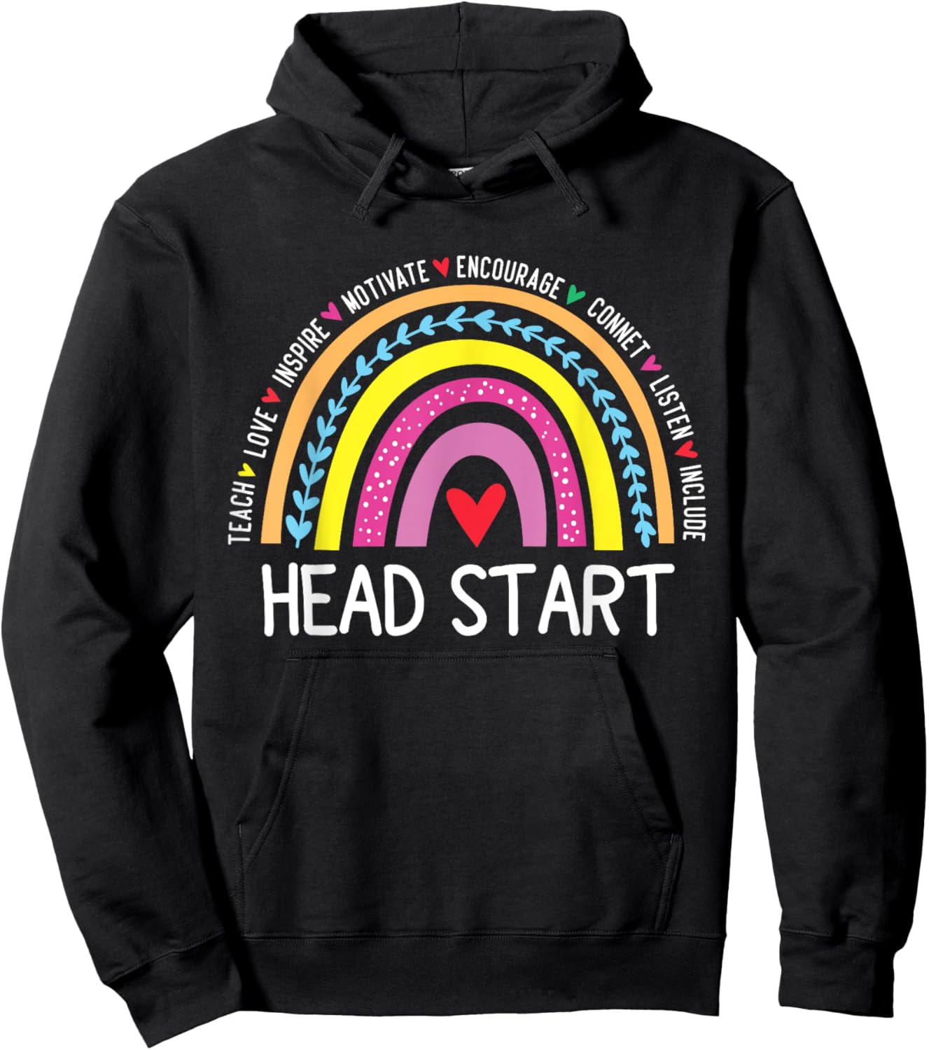Back to School Head Start Squad Homeschool Headstart Teacher Men Women Girls Kids Hoodie - Hoodie | Black