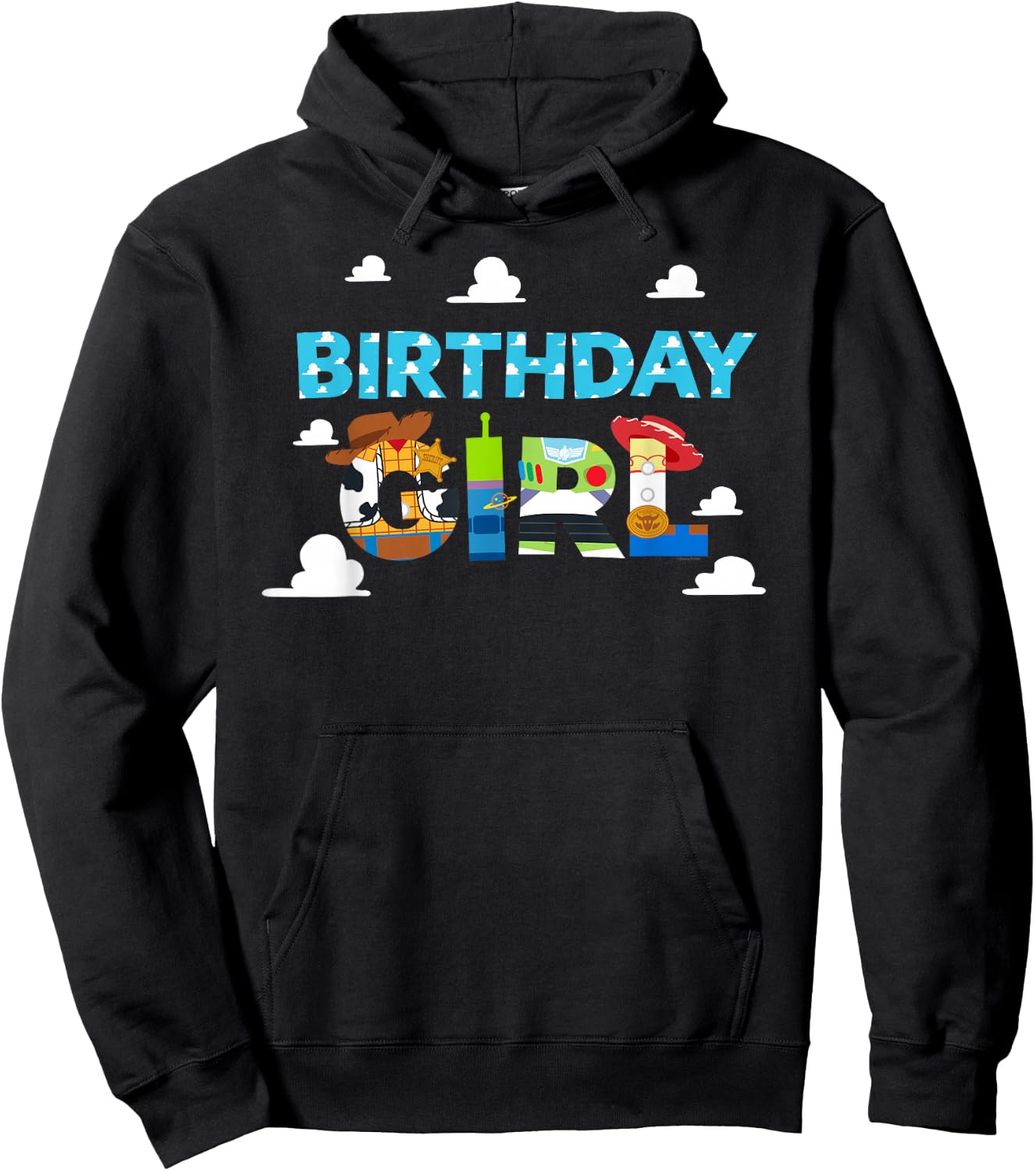 Disney and Pixar’s Toy Story Clouds Birthday Girl Hoodie - Hoodie | Black