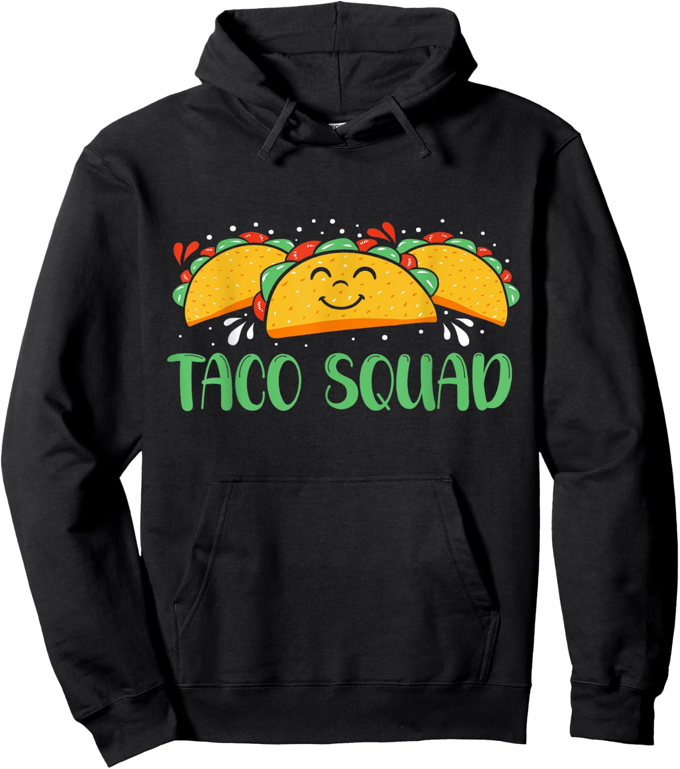 Funny Taco Squad Cinco De Mayo Men and Women Hoodie - Hoodie | Black
