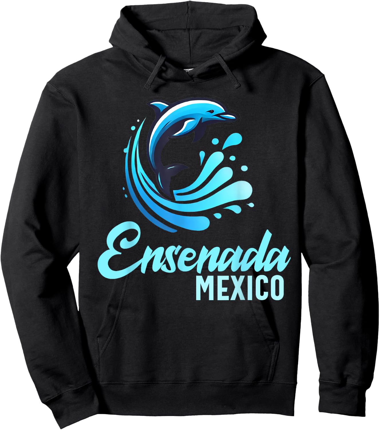 Ensenada Souvenir Mexico Retro Vintage Travel Men Women Hoodie - Hoodie | Black