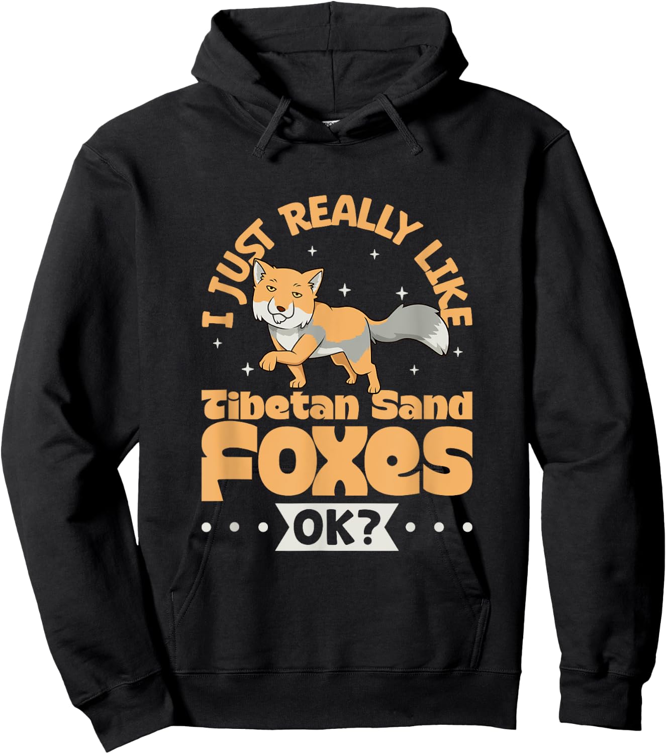 I just really love Tibetan Sand Foxes Hoodie - Hoodie | Black