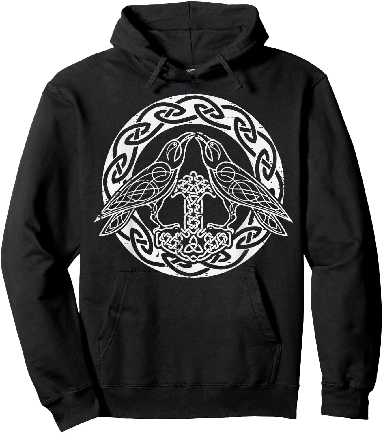 Viking Ravens Huginn Munnin Norse Mythology Men Women Kids Hoodie - Hoodie | Black