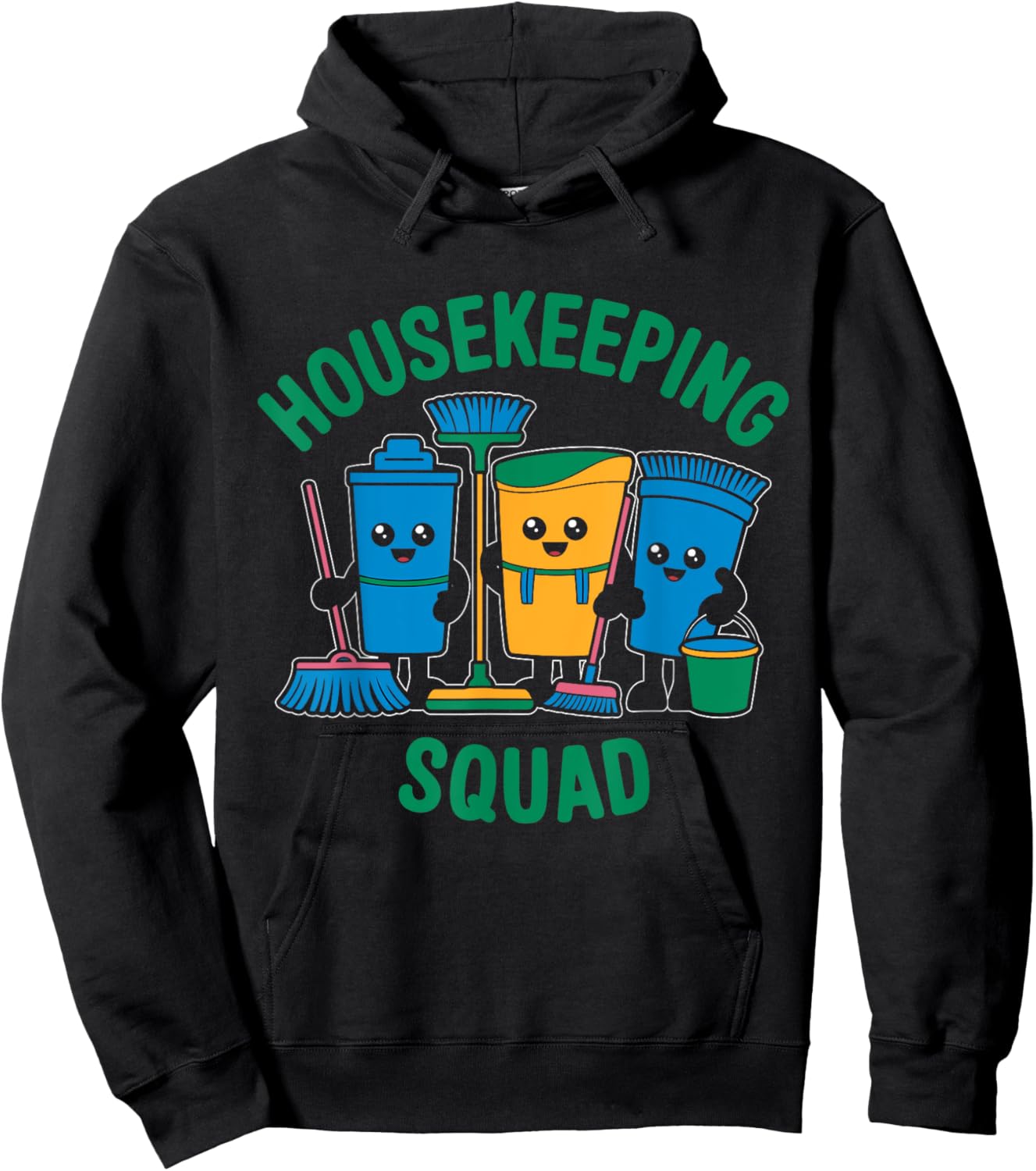 Housekeeper Housekeeping Squad Housecleaning Hoodie - Hoodie | Black