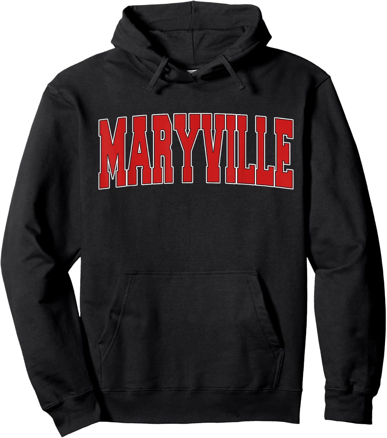 MARYVILLE MO MISSOURI Varsity Style USA Vintage Sports Hoodie - Hoodie | Black