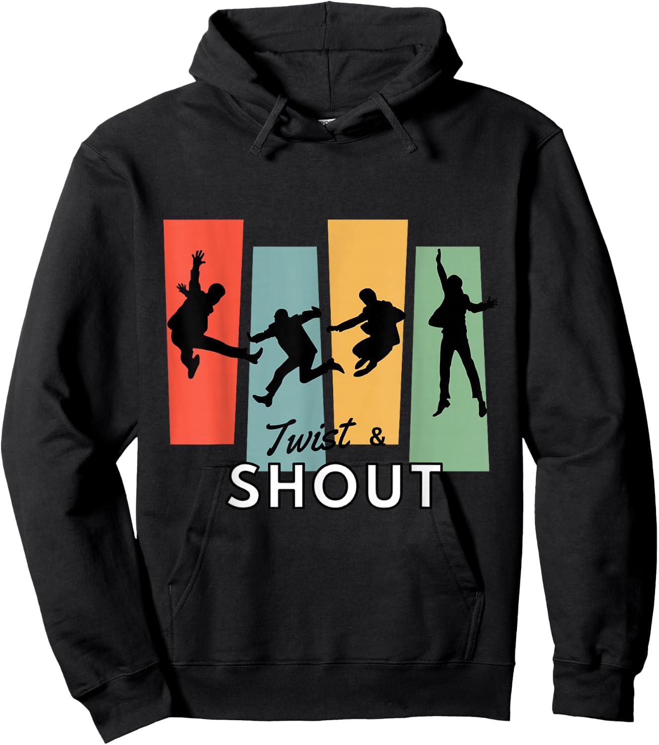Twist & Shout! 1960s Beat Group Tribute Hoodie - Hoodie | Black