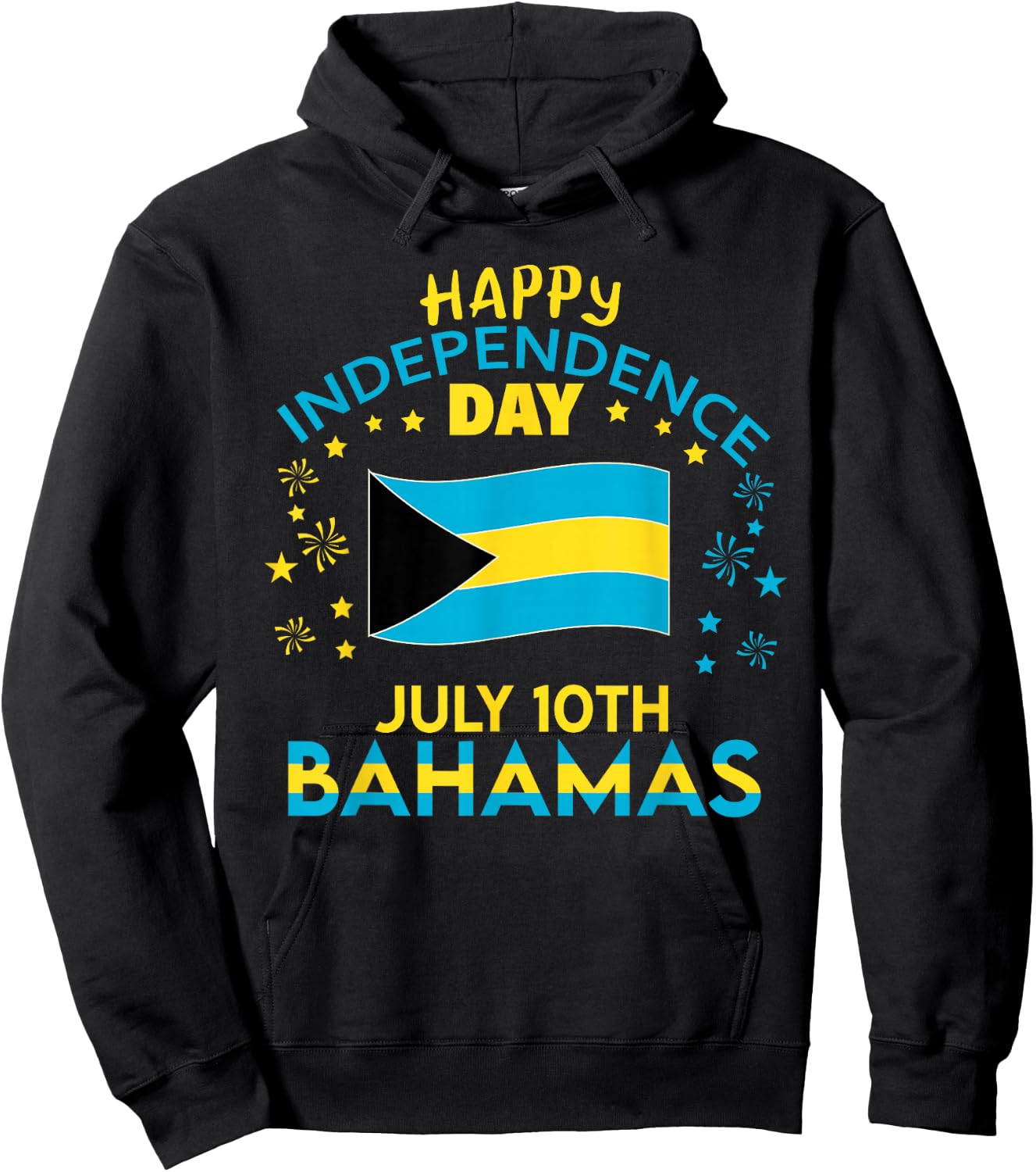 The Bahamas Independence Day Bahamian Pride The Bahamas Flag Hoodie - Hoodie | Black