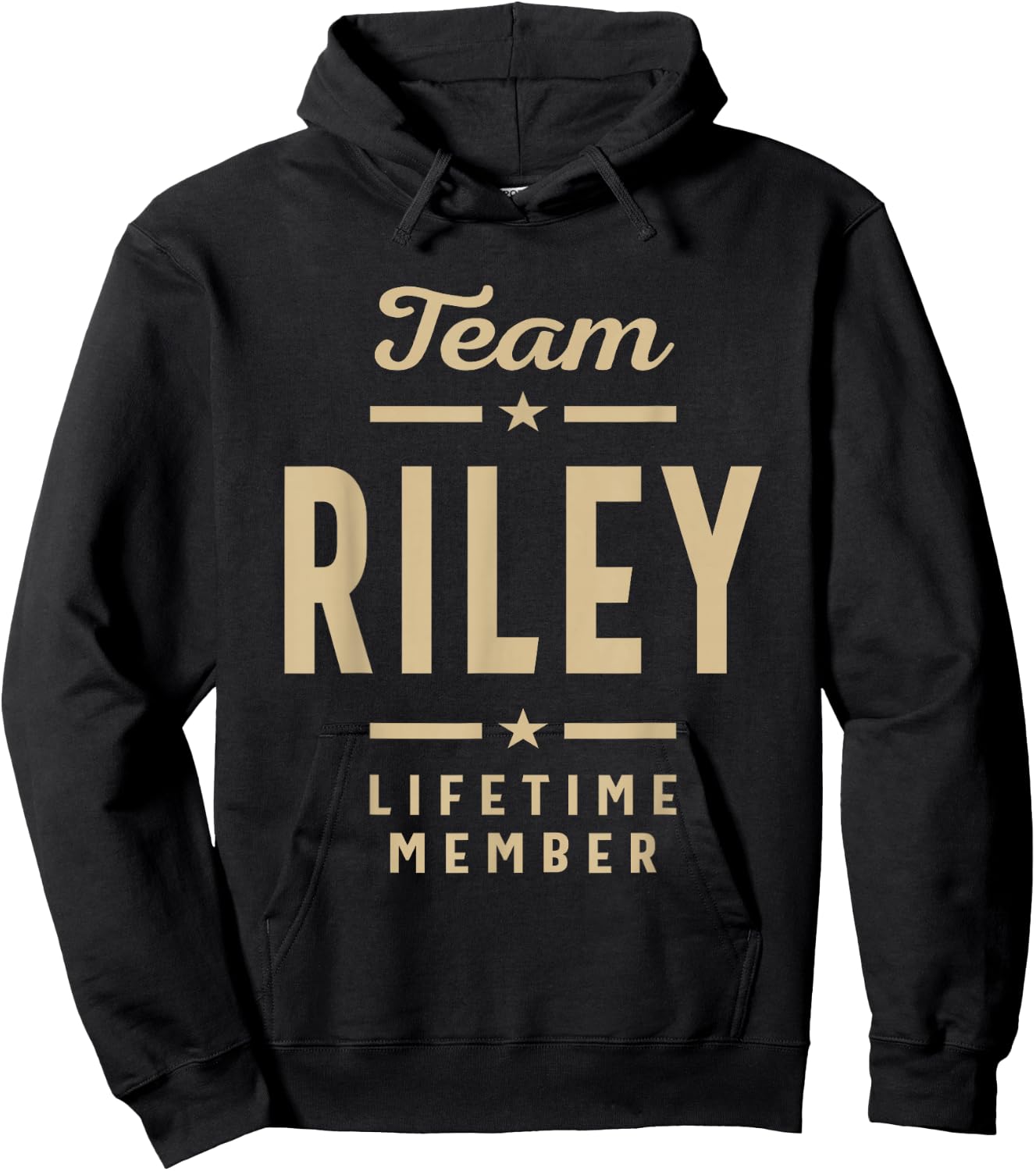 Team Riley Lifetime Member Funny Name Riley Hoodie - Hoodie | Black