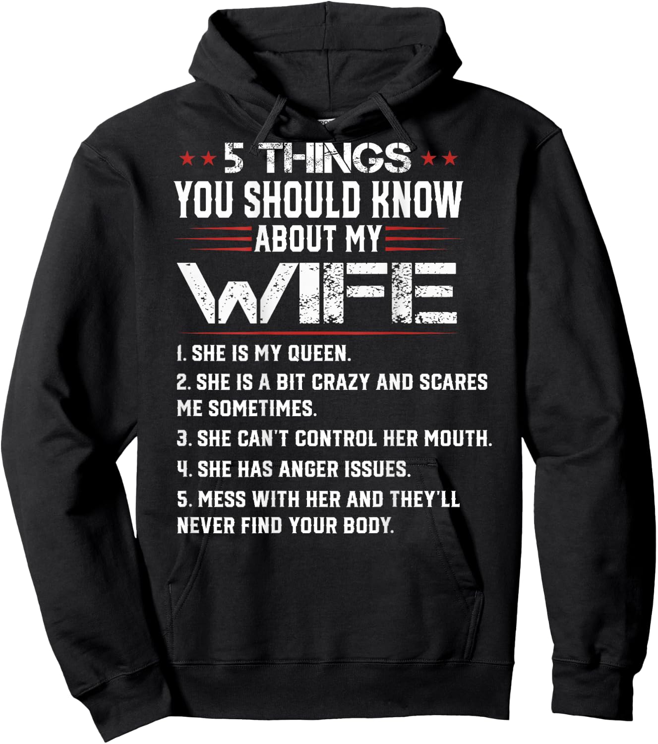 5 Things You Should Know About My Wife Mothers Day Gifts Hoodie - Hoodie | Black