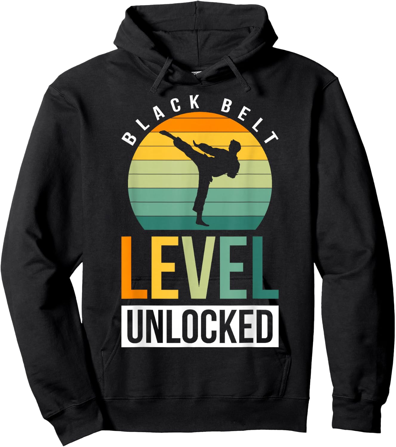 Black Belt Level Unlocked Hoodie - Hoodie | Black