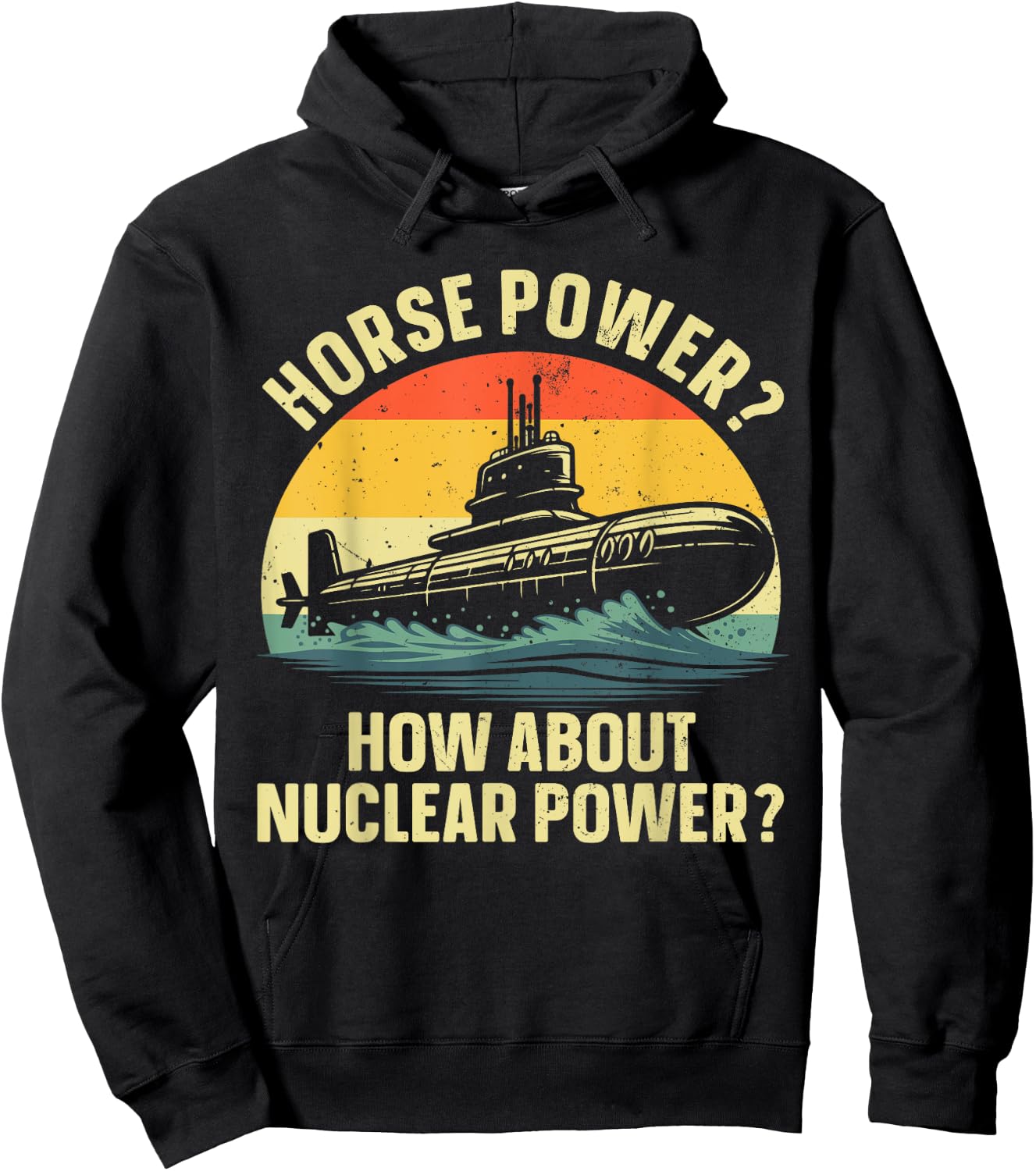 Funny Submarine Art Women Submarine Vet Submariner Hoodie - Hoodie | Black