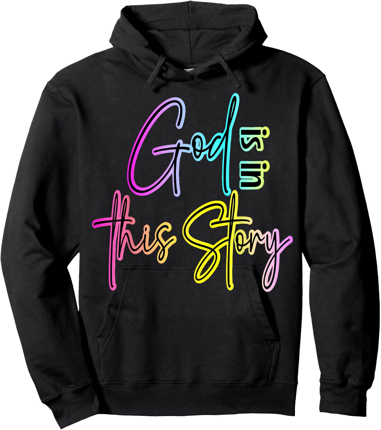God is in This Story Worship Leader Gifts and Faith Hoodie - Hoodie | Black