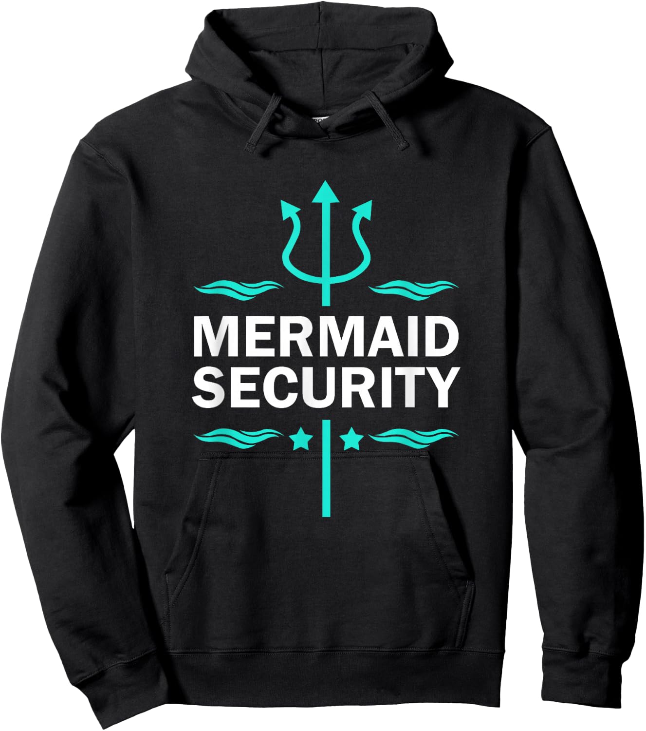 Mermaid Security Swimmer Hoodie - Hoodie | Black
