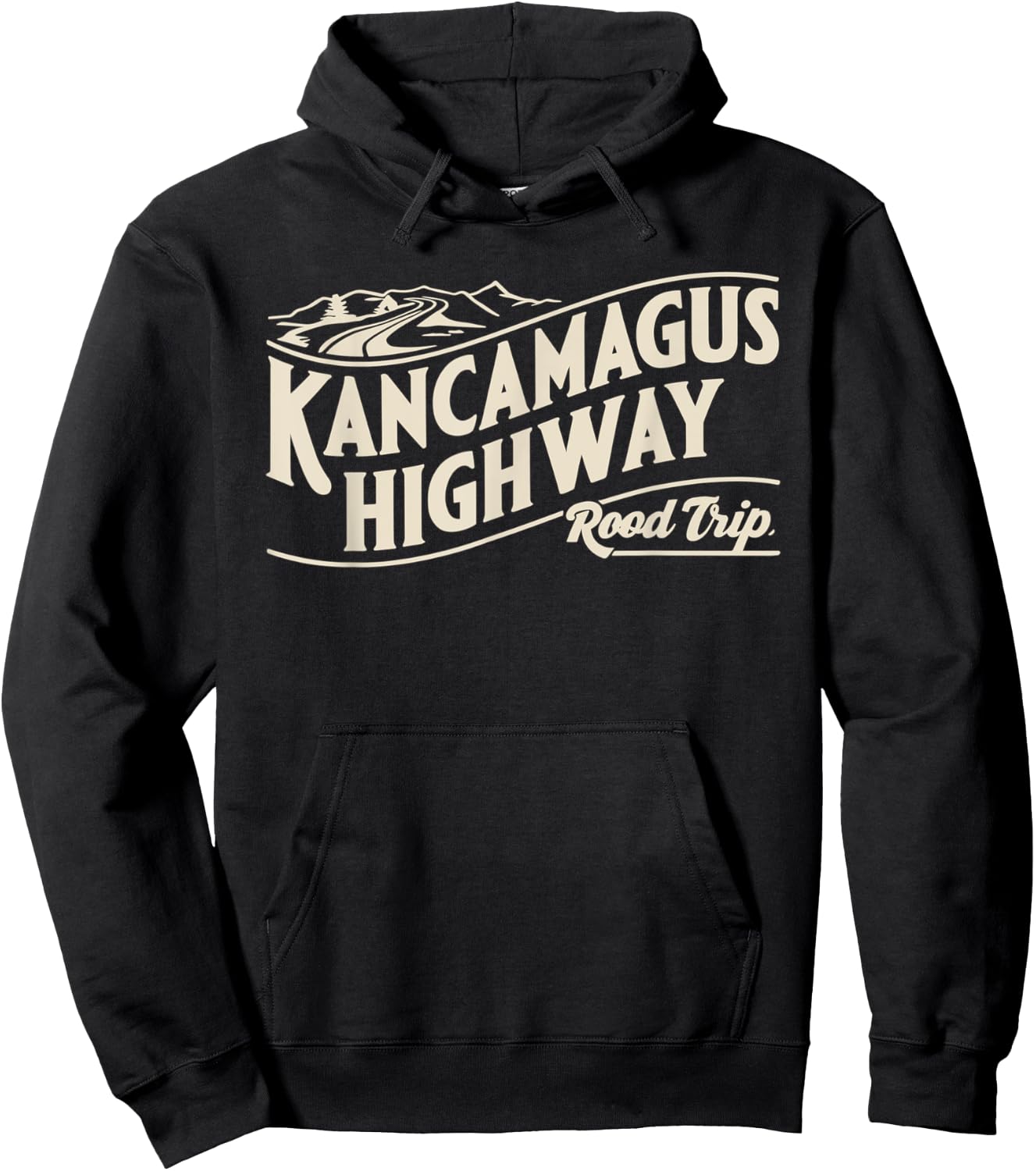 Kancamagus Highway Road Trip Souvenir Hoodie - Hoodie | Black