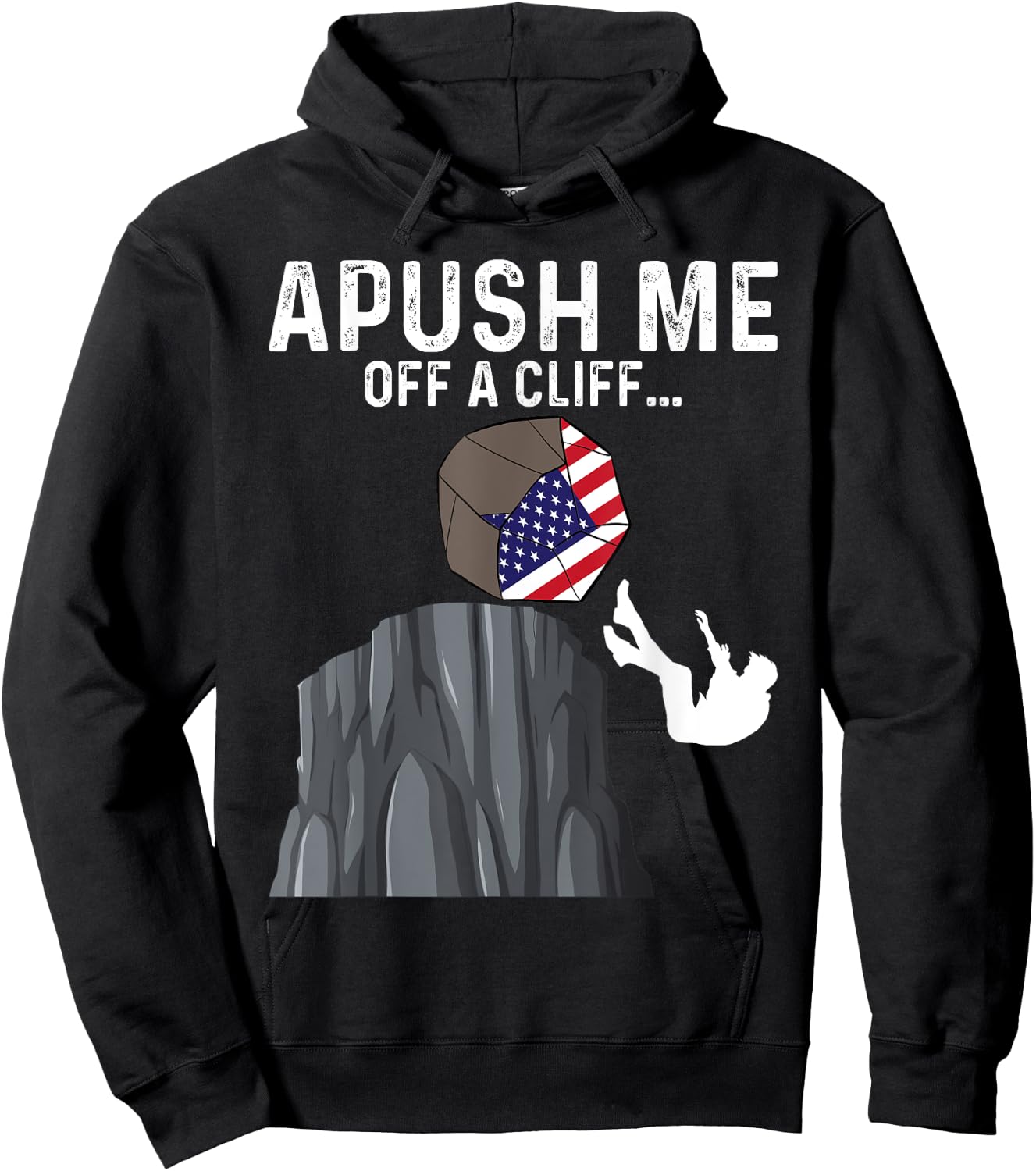 APUSH Me Off a Cliff AP Exam 2024 Funny AP US History Hoodie - Hoodie | Black