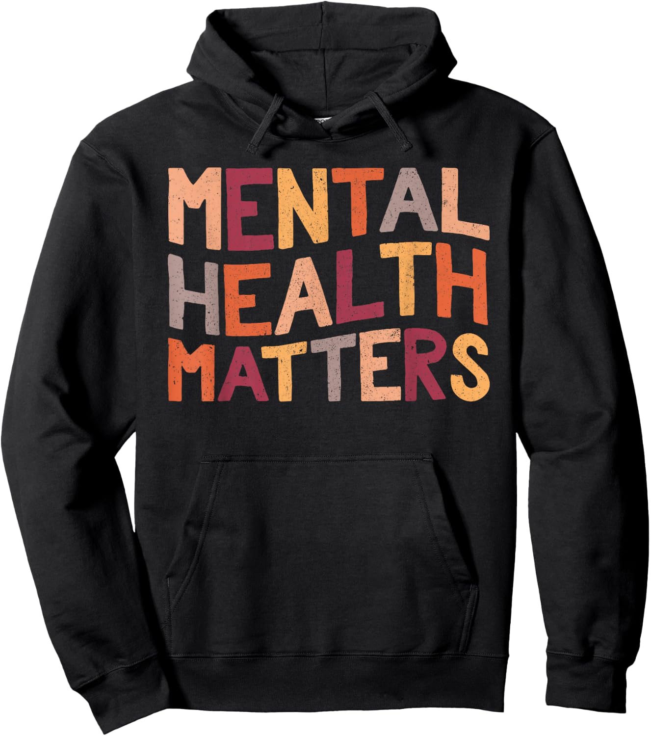 Mental Health Matters End The Stigma Be Kind To Your Mind Hoodie - Hoodie | Black