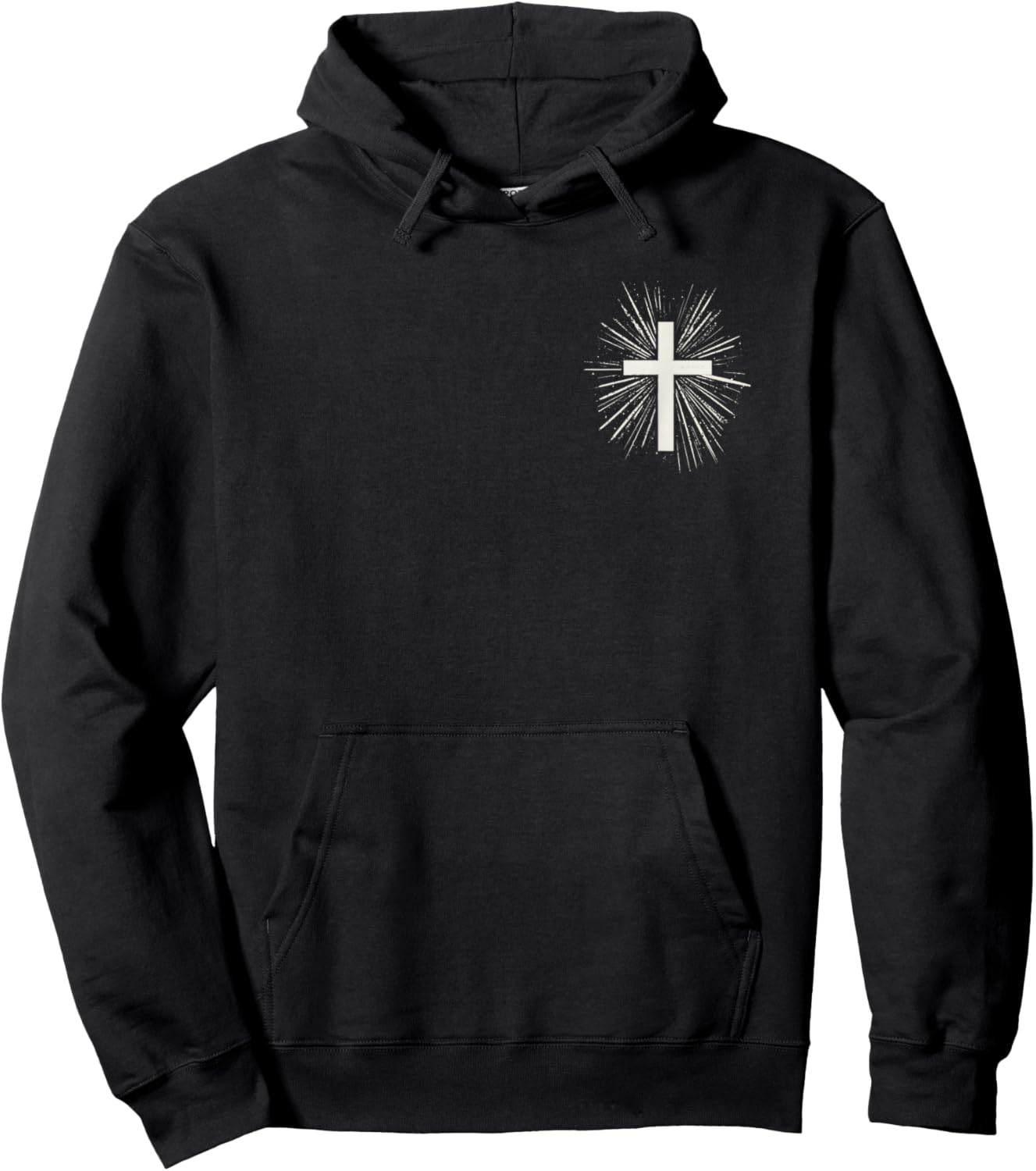 Jesus Christ Design for Christians Men Women Christian Cross Hoodie - Hoodie | Black