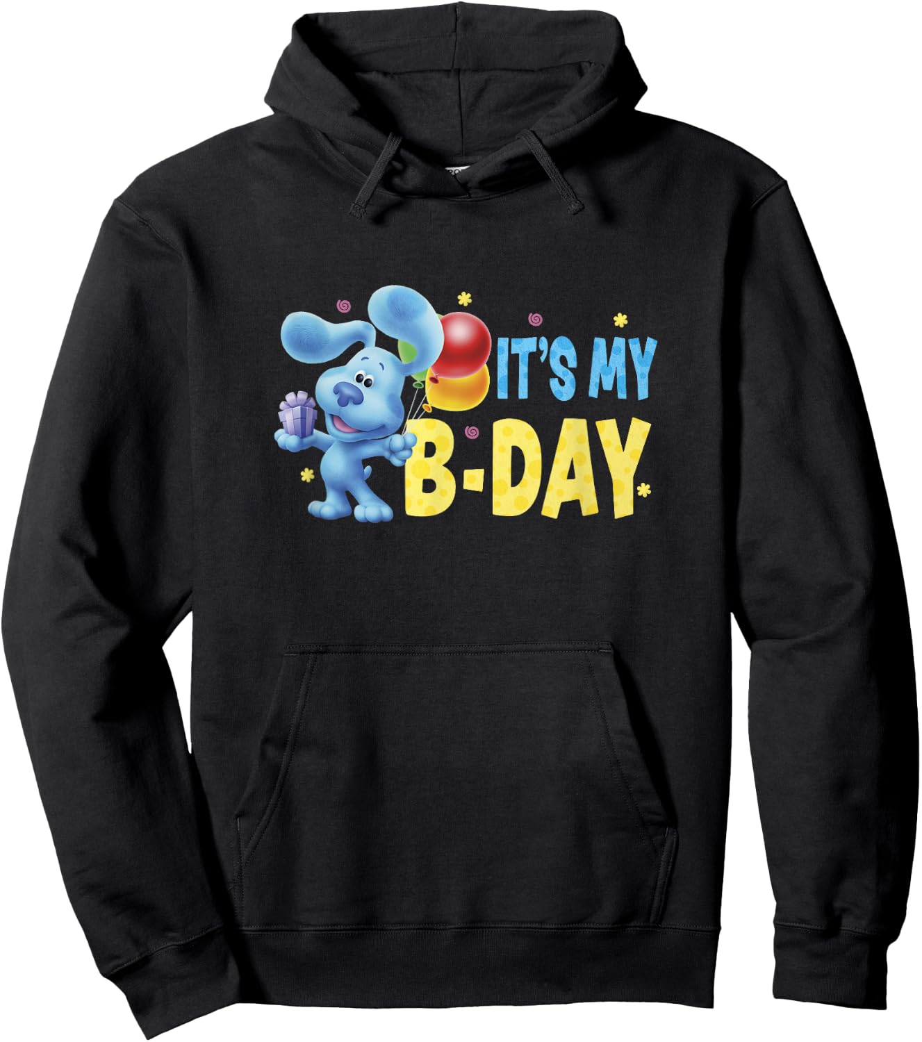 Blue's Clues & You It's My B-Day Cute Celebration Logo Hoodie - Hoodie | Black