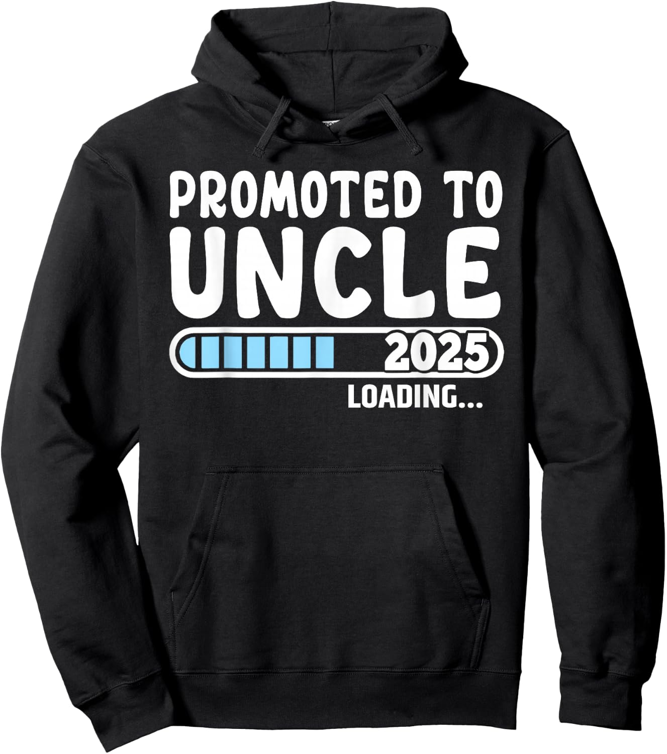 Promoted to Uncle 2025 Gifts First Time Uncle 2025 , Small, Black Hoodie - Hoodie | Black