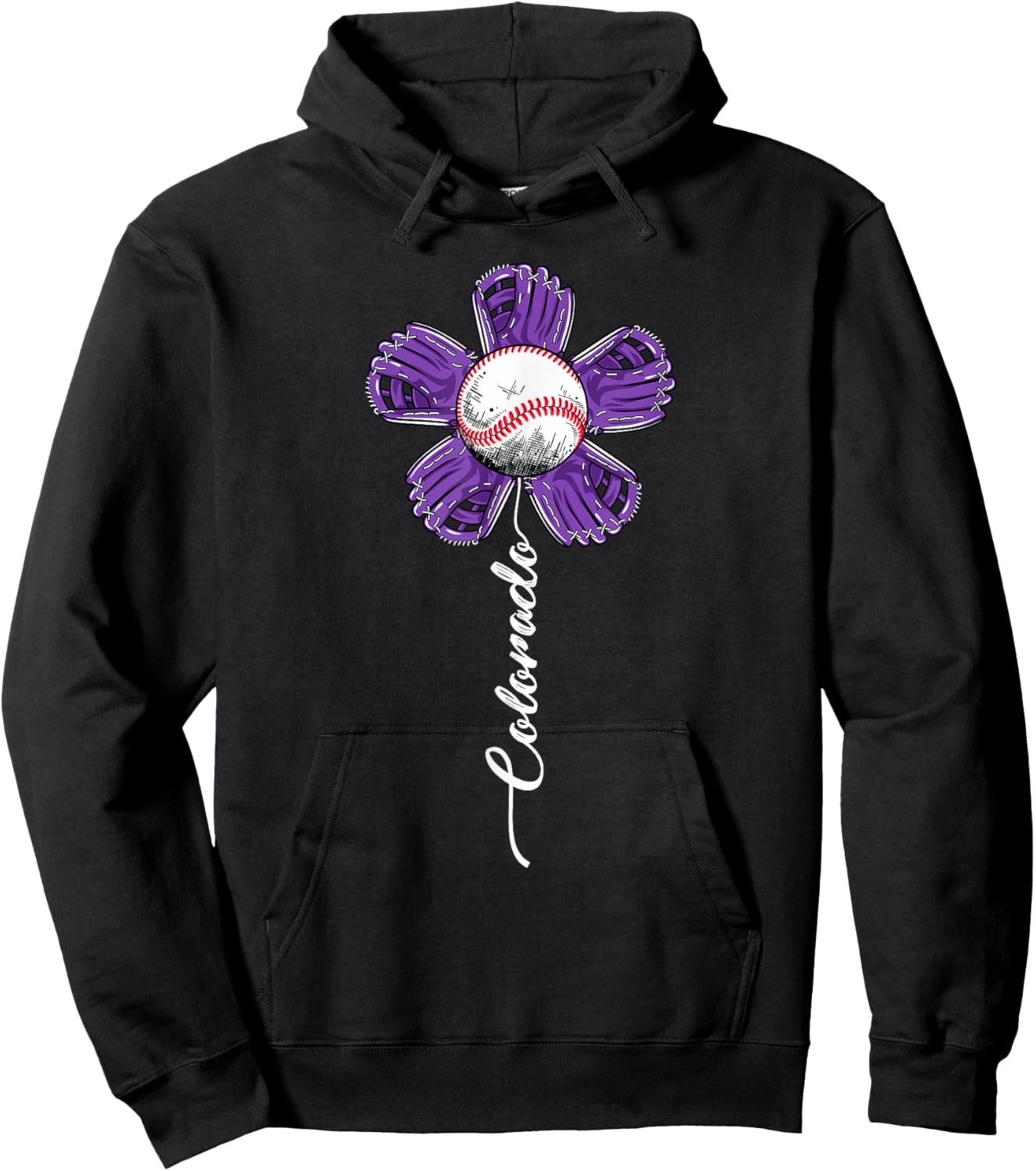 Vintage Flower Matching Outfit 2025 Hoodie - Hoodie | Black