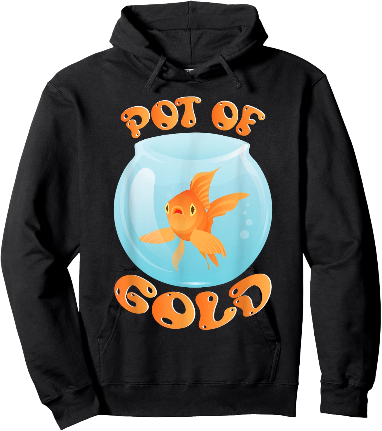 Pot Of Gold Goldfish Fishkeeping Aquarist Aquarium Junkie Hoodie - Hoodie | Black