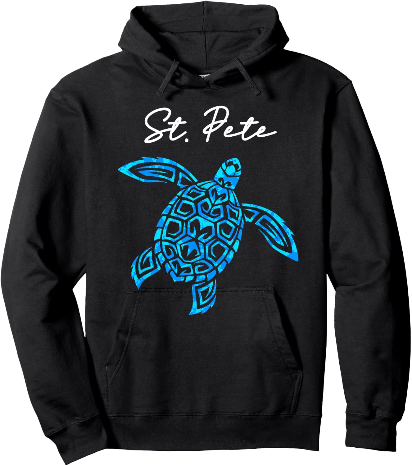 St Petersburg Florida Sea Turtle Vacation Souvenir St Pete Hoodie - Hoodie | Black