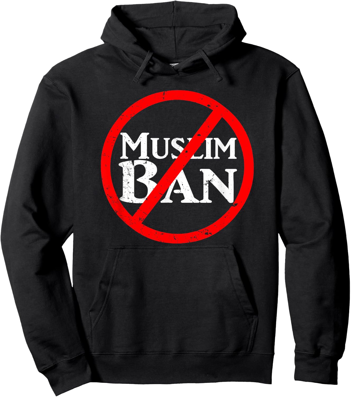 No Muslim Ban Hoodie - Hoodie | Black