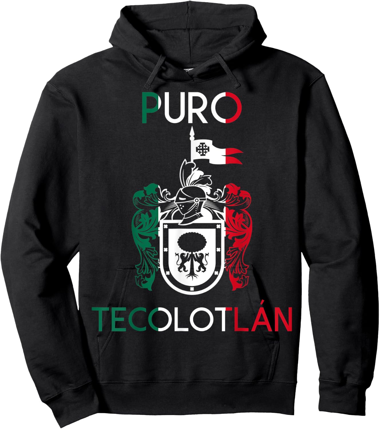 Tecolotlan Jalisco Estado De Mexico Escudo Eagle Aguila Hoodie - Hoodie | Black