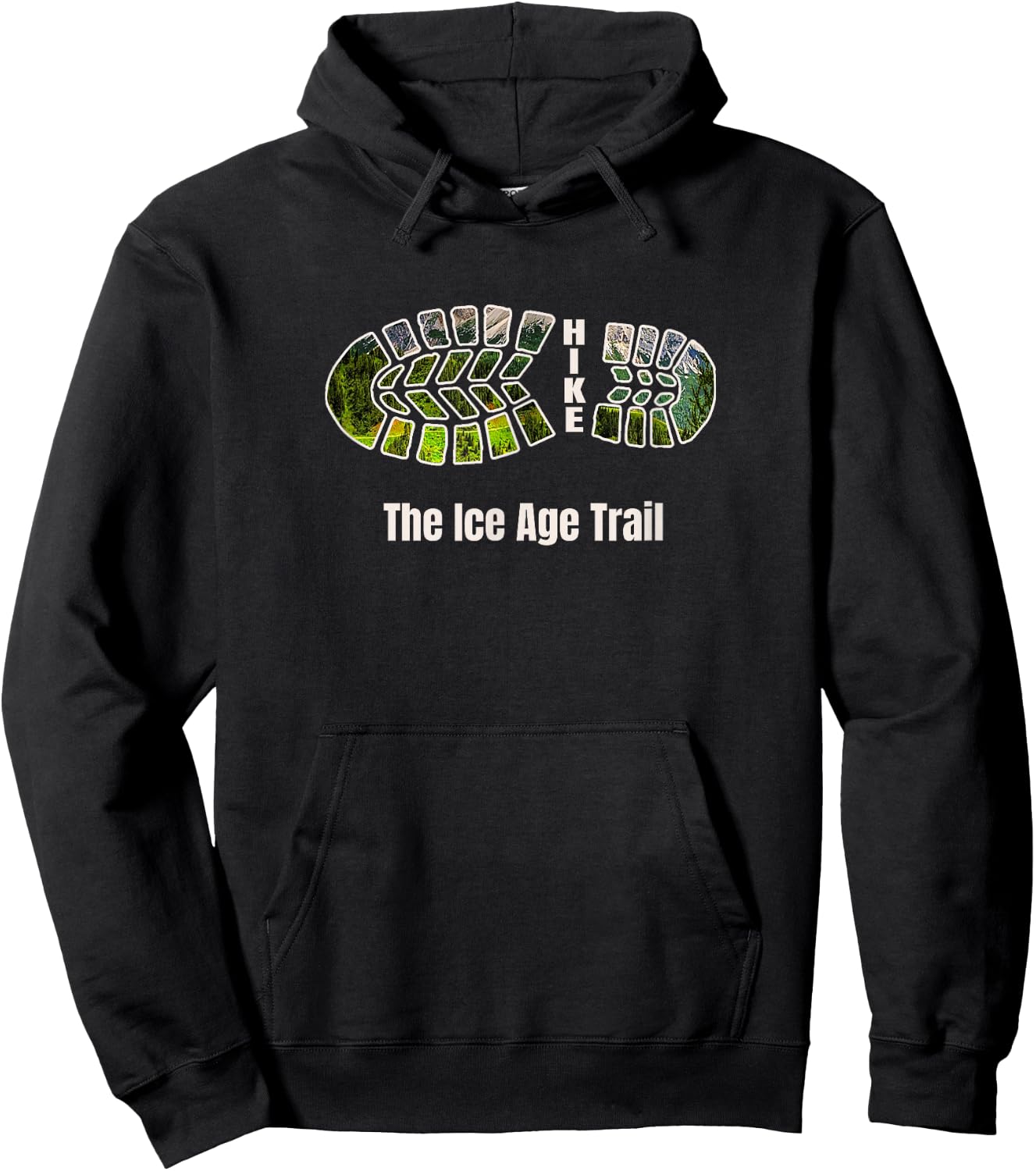 National Scenic Trails, Hike the Ice Age Trail Hoodie - Hoodie | Black