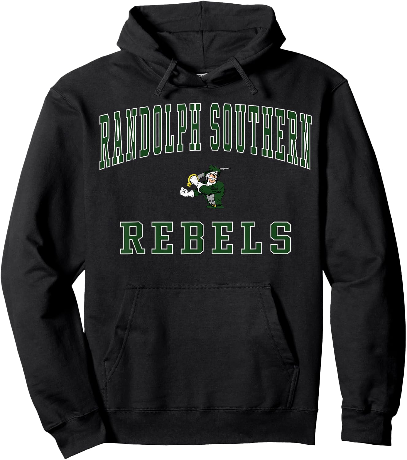 Randolph Southern High School Rebels Hoodie - Hoodie | Black