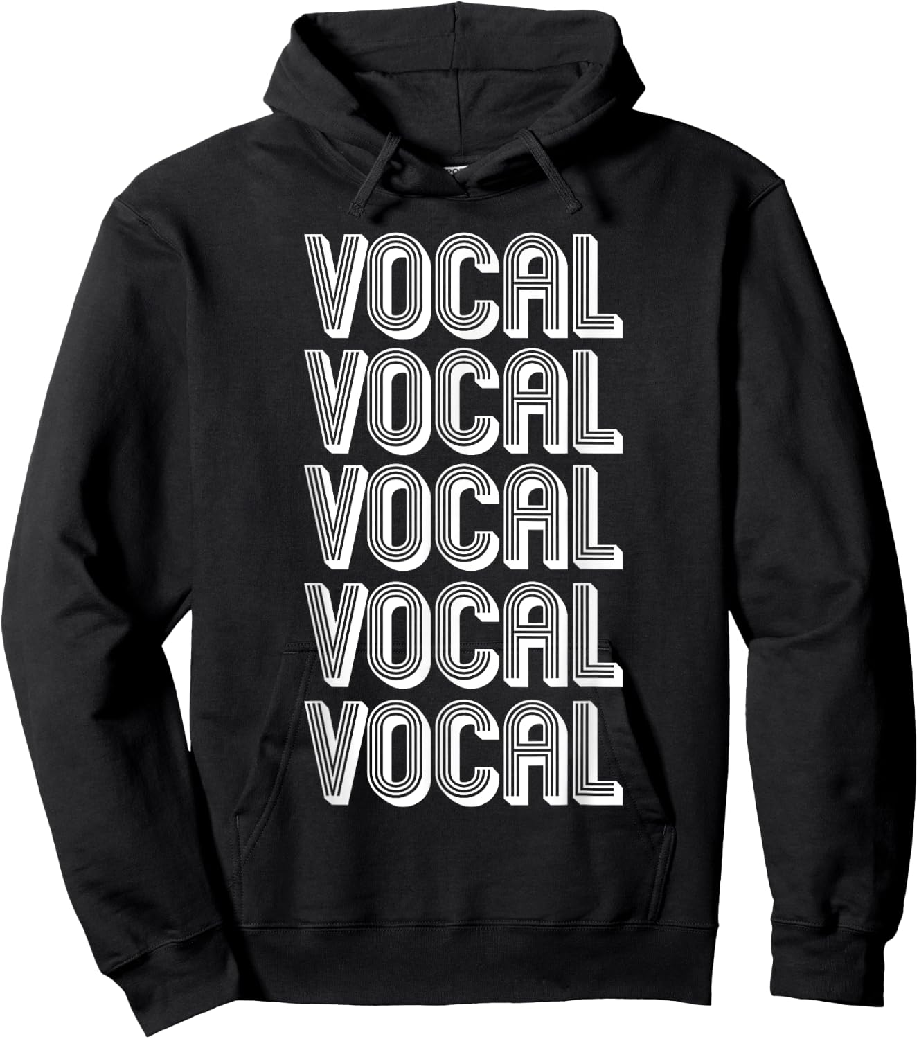Vocal Hoodie - Hoodie | Black