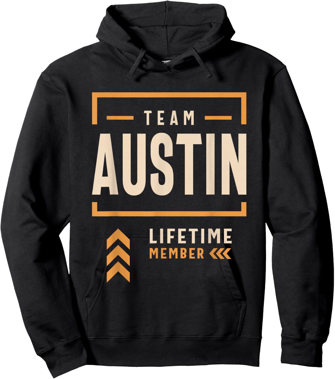 Austin Personalized Name Apparel Cld Adult Austin Black Small Classic Fit Short Sleeve Cotton Blend Team Austin Lifetime Member Man Myth Legend Hoodie - Hoodie | Black