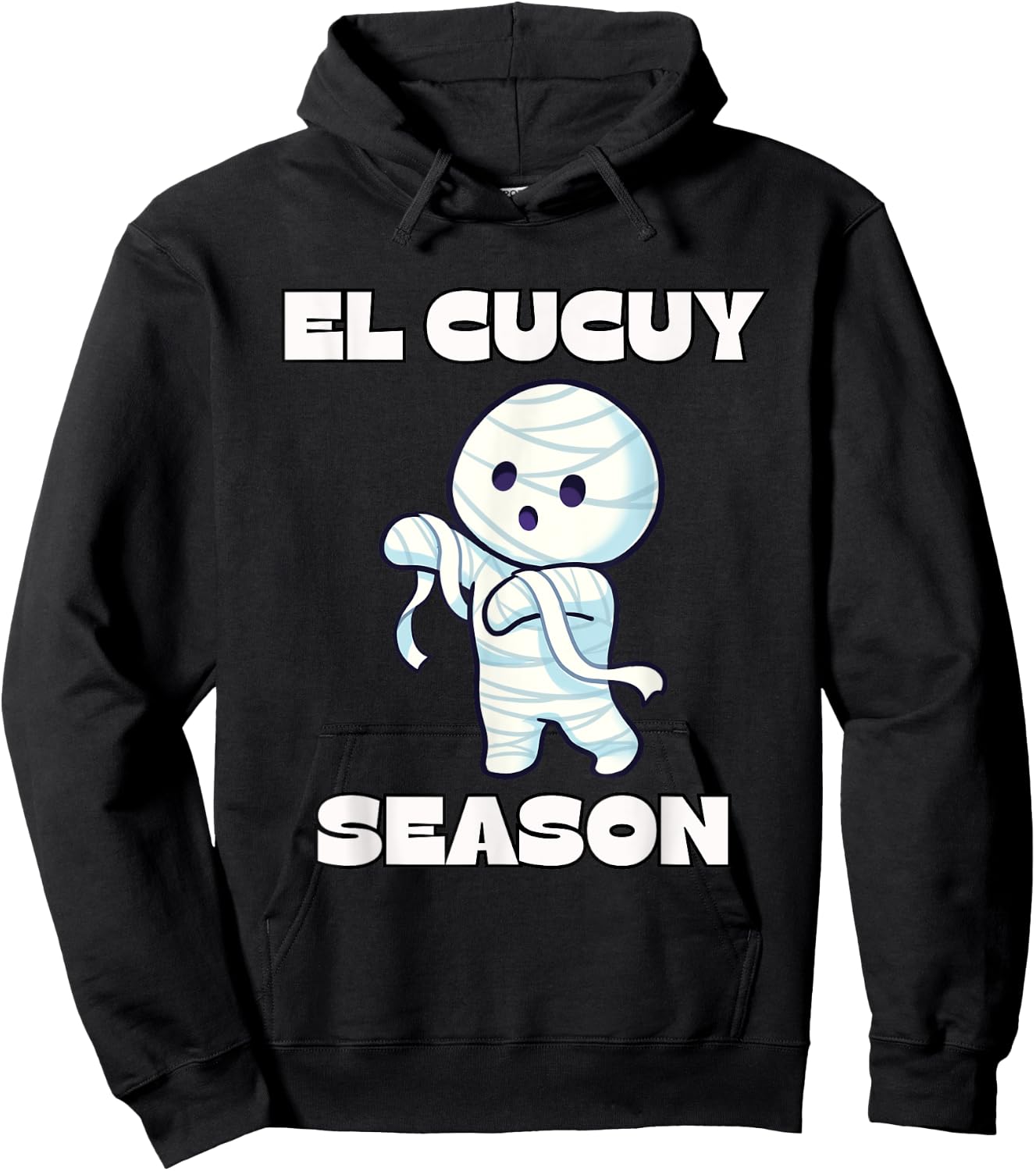 El Cucuy Season - Funny Spanish Halloween Mexican Mummy Hoodie - Hoodie | Black