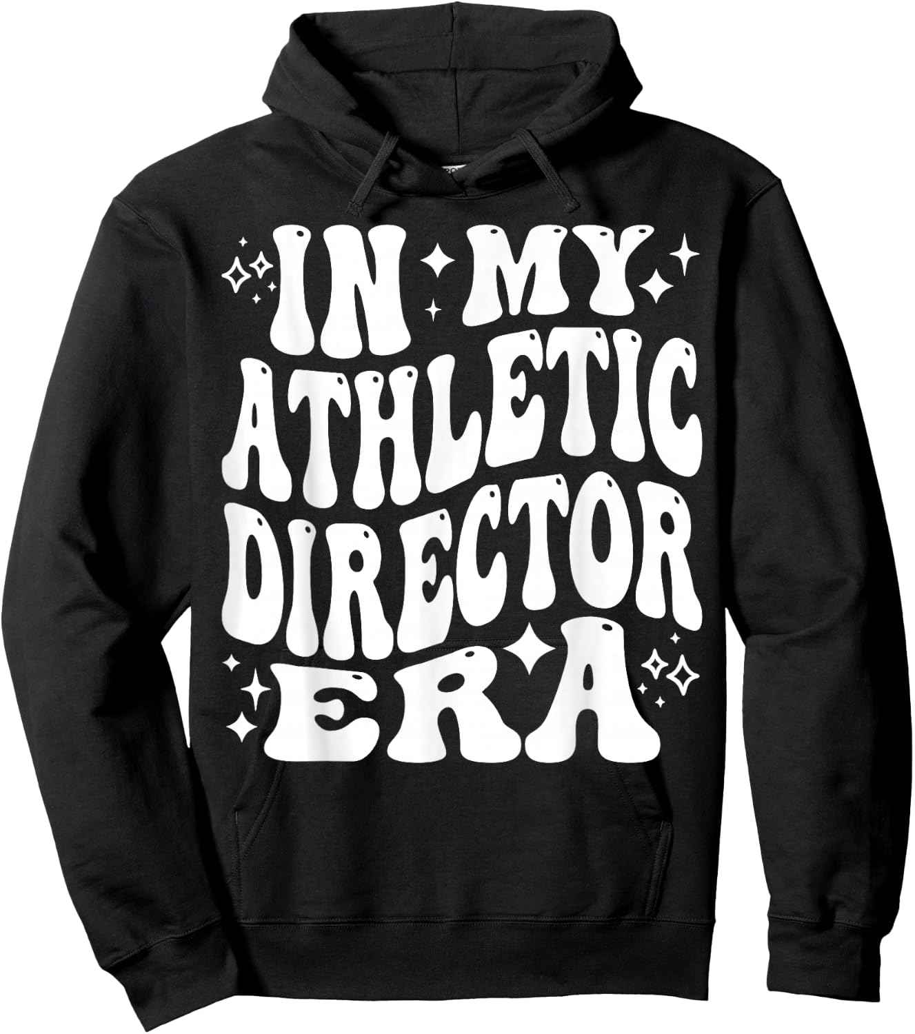 In My Athletic Director Era - Funny AD, Sports Director Hoodie - Hoodie | Black