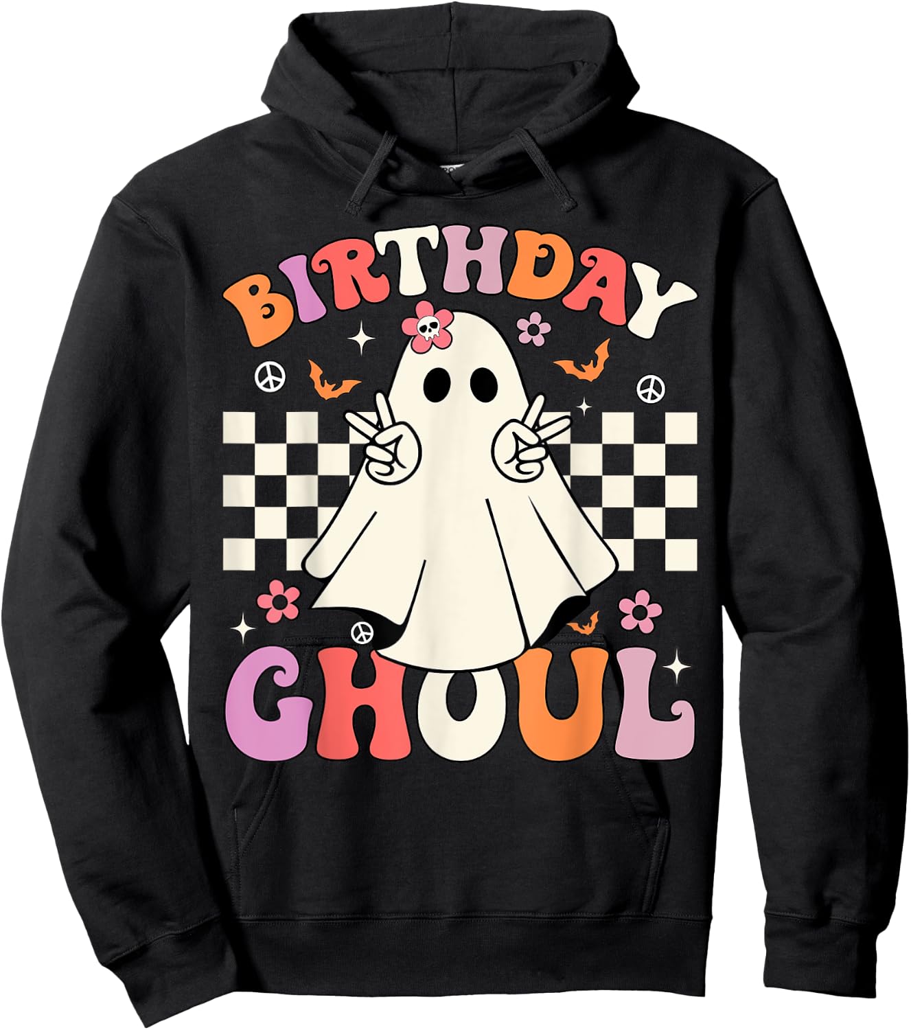 Halloween Birthday Ghoul Party Anniversary Booday Women Girl Hoodie - Hoodie | Black