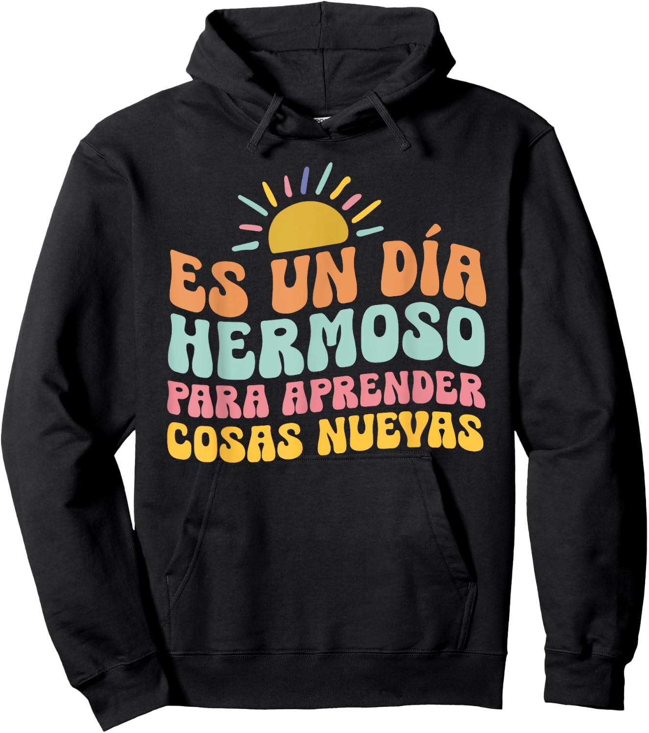 Spanish Multilingual Teacher Dual Languages Bilingual Hoodie - Hoodie | Black