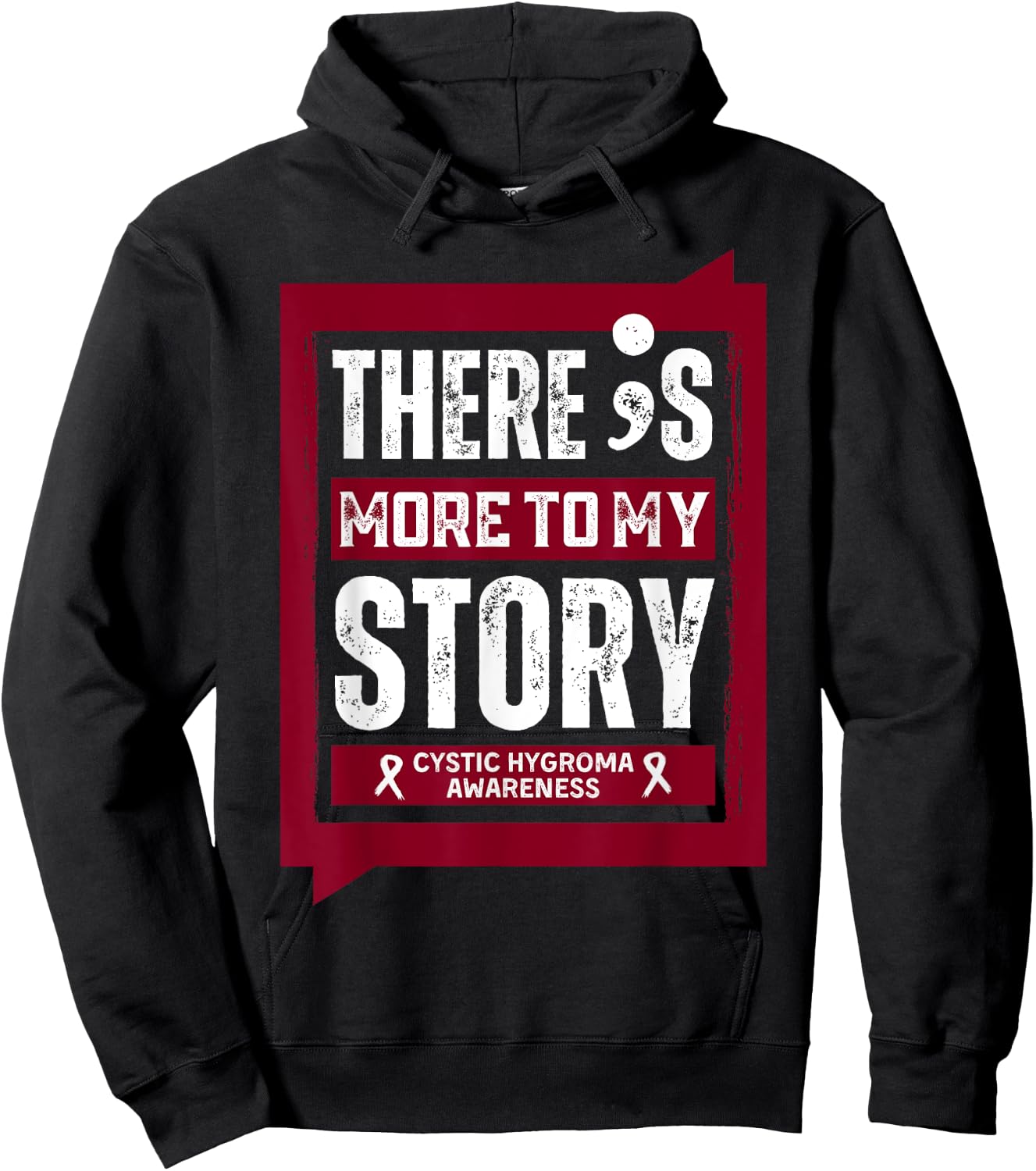More To My Story Cystic Hygroma Disease Hoodie - Hoodie | Black