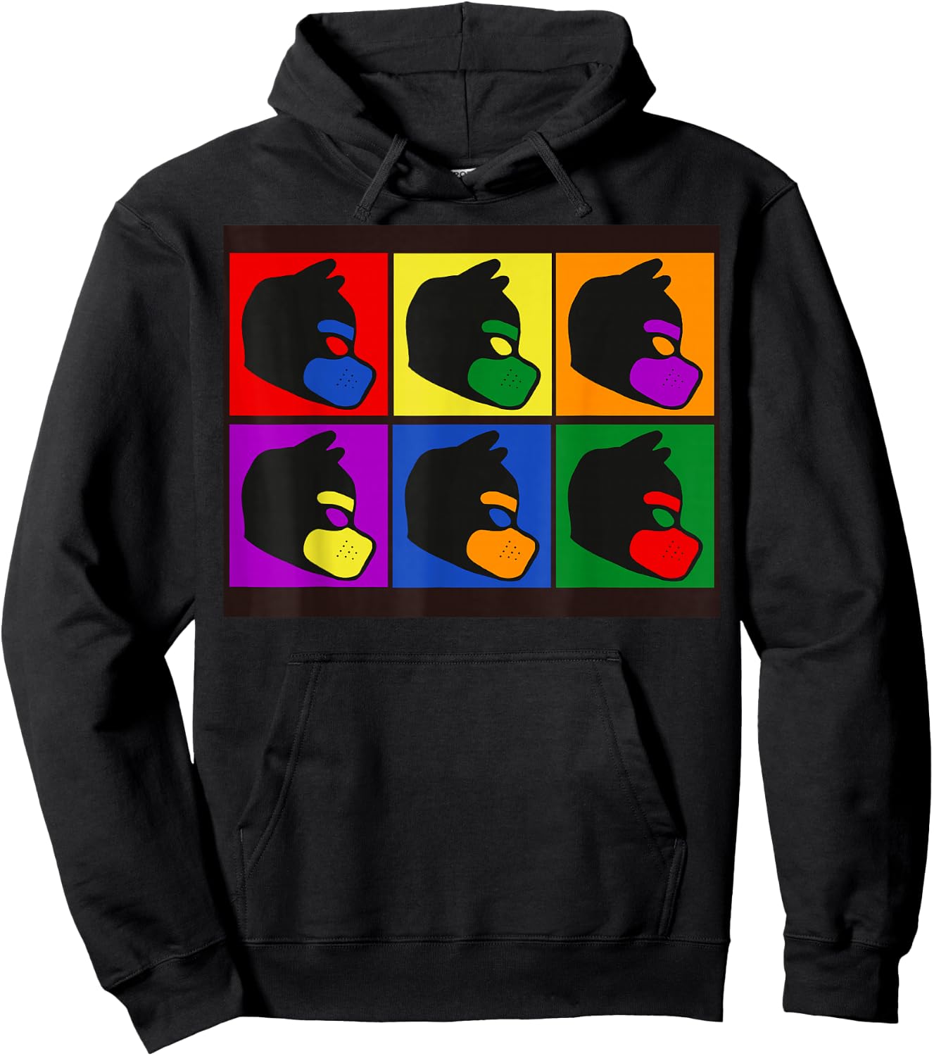 Puppy pups Gay Pride - Collage Hoodie - Hoodie | Black