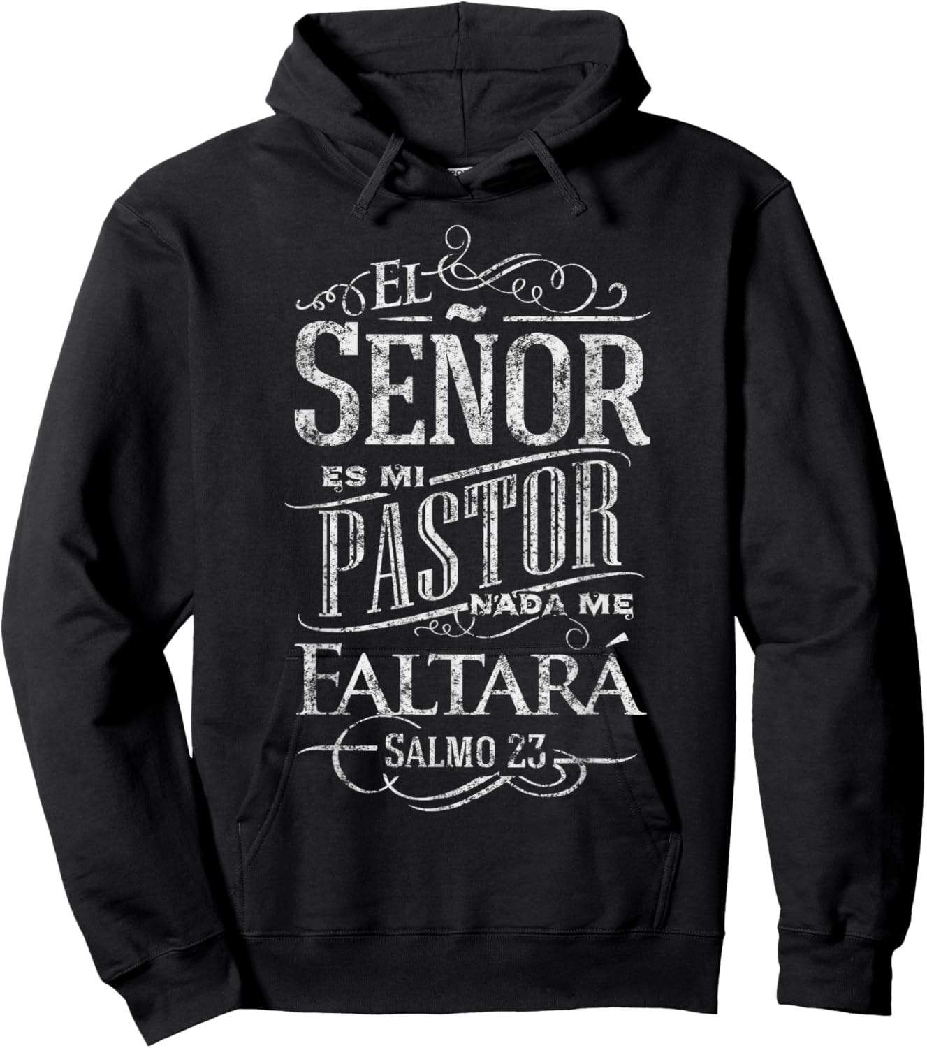 Shirts for Christians in Spanish With a Bible Verse Quote Hoodie - Hoodie | Black