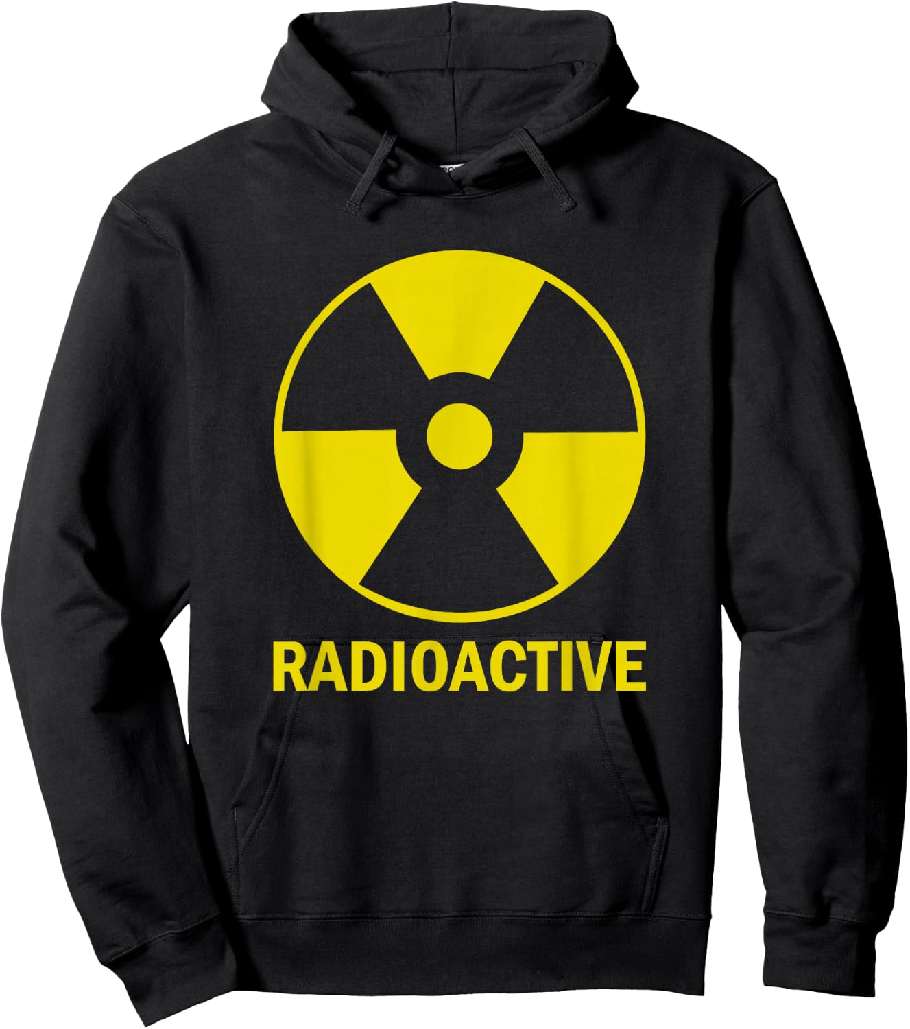 Funny Vintage Nostalgic Radioactive Nuclear War Symbol Hoodie - Hoodie | Black