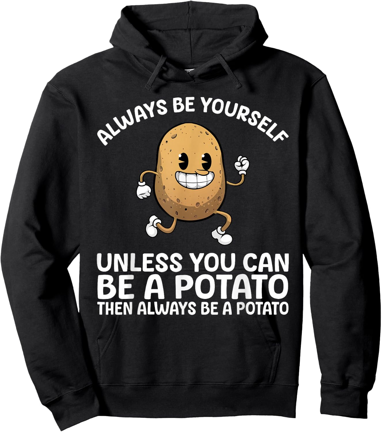 Potato Novelty Women Adult Potato Gag Potato Lovers Hoodie - Hoodie | Black