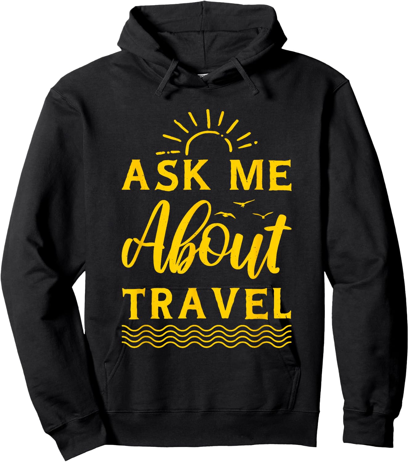 Ask Me About Travel Agent Hoodie - Hoodie | Black
