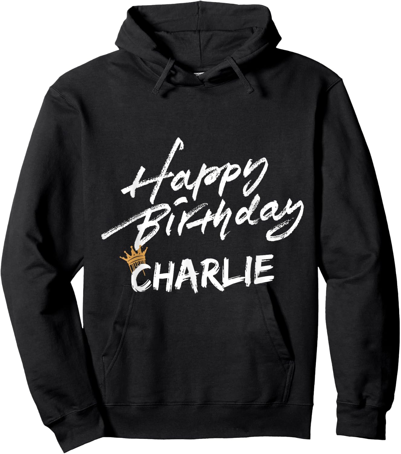 Happy birthday Charlie for party Hoodie - Hoodie | Black
