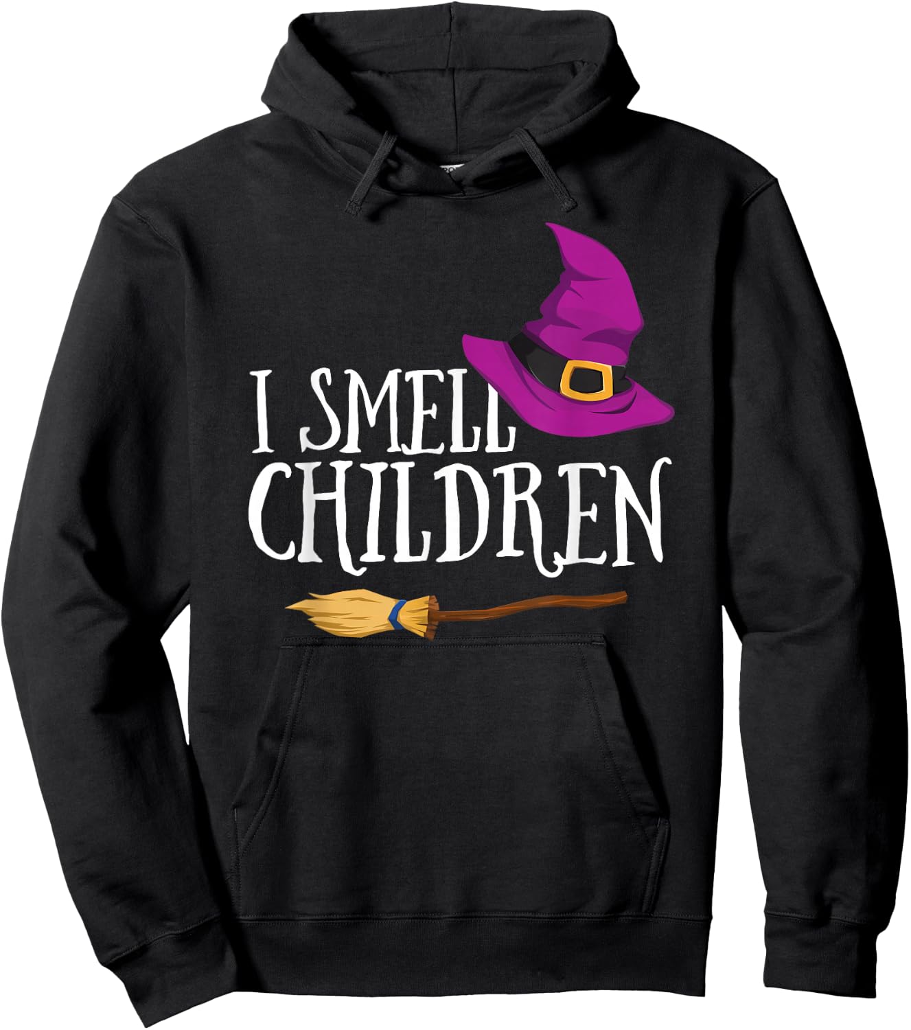 I Smell Children Teacher Halloween Witch Fall Easy Costume Hoodie - Hoodie | Black