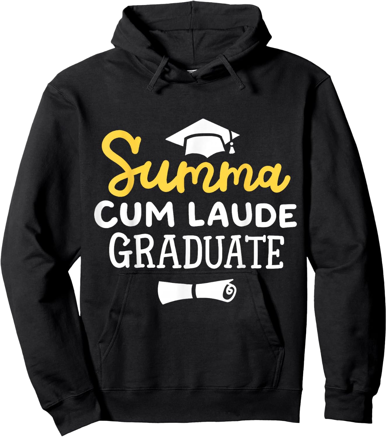 Proud Summa Cum Laude Graduate College Graduation Men Women Hoodie - Hoodie | Black
