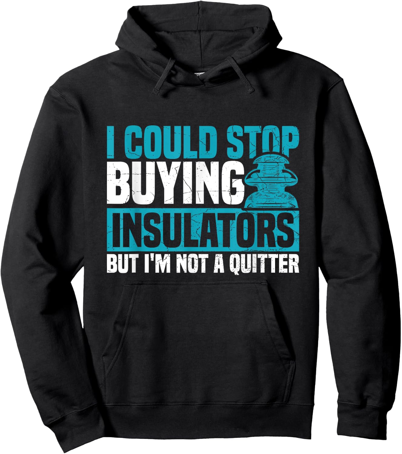 Glass Insulators Collecting Design for a Glass Insulator Hoodie - Hoodie | Black