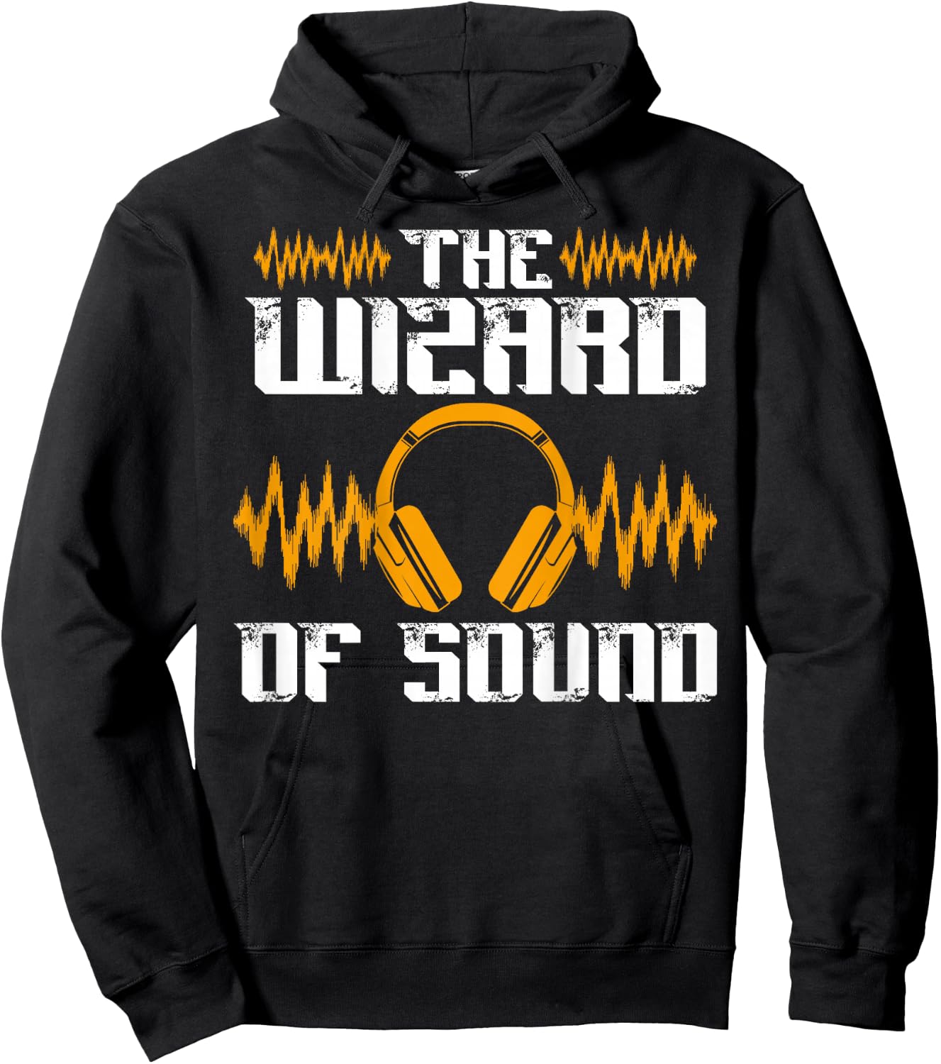 The Wizard Of Sound Backprint Sound Engineer Hoodie - Hoodie | Black