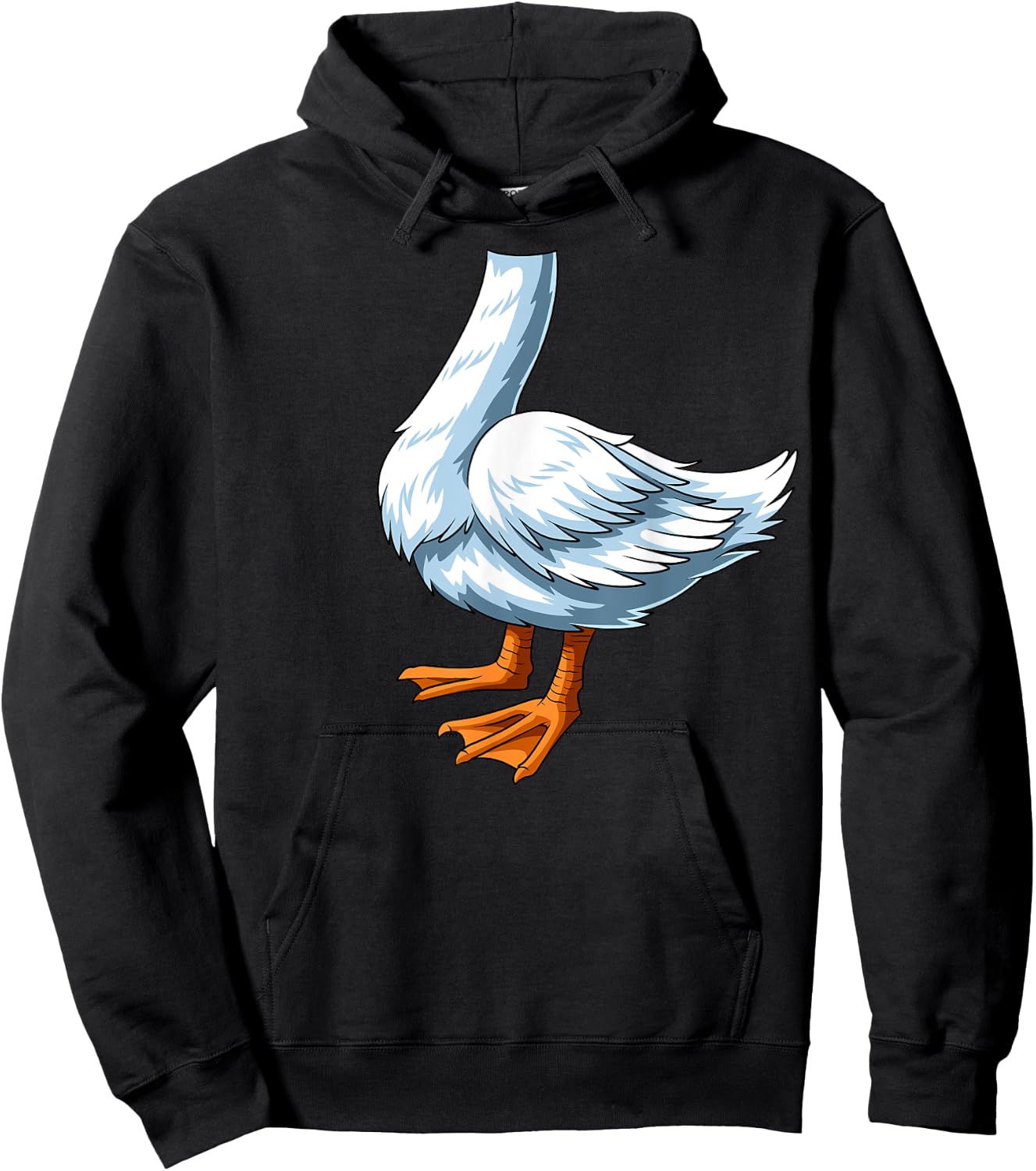 Easy Duck Costume Duck Body Headless Duck Costume Hoodie - Hoodie | Black