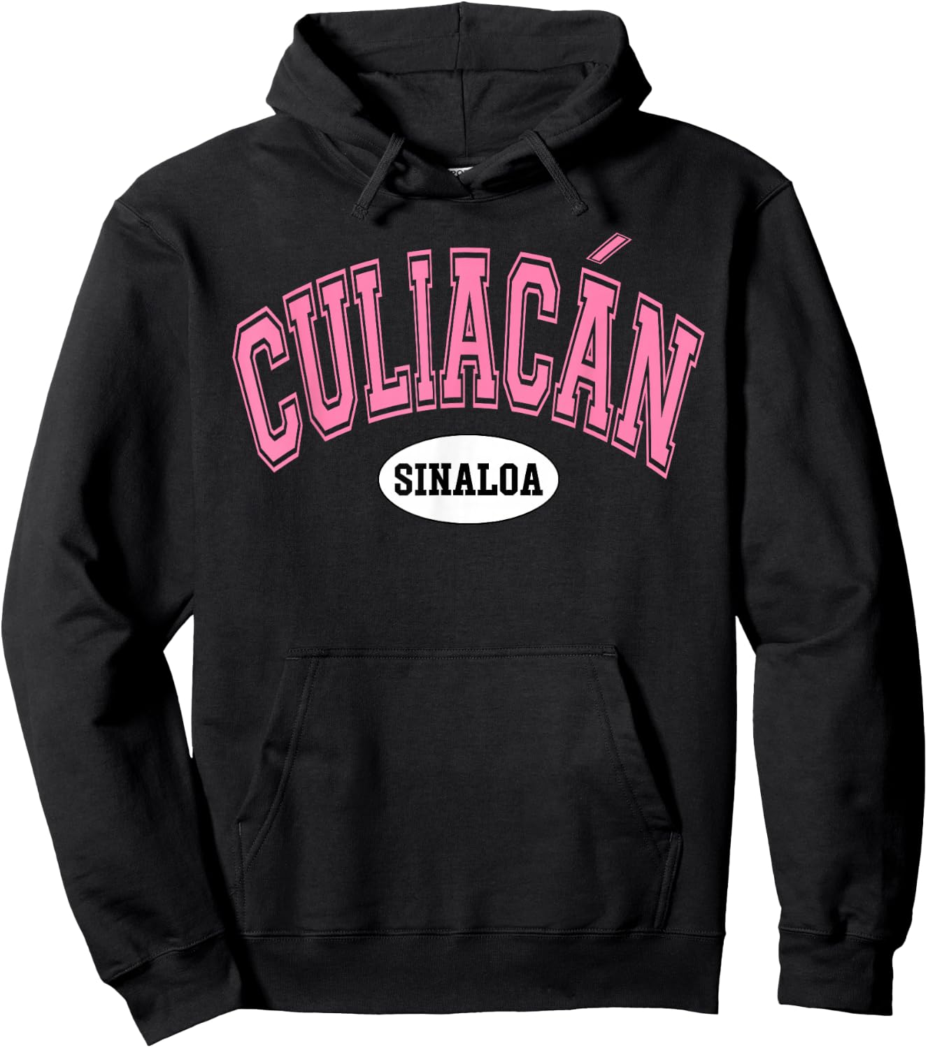 Culiacan Sinaloa Mexico Mexican Retro Varsity Style Hoodie - Hoodie | Black