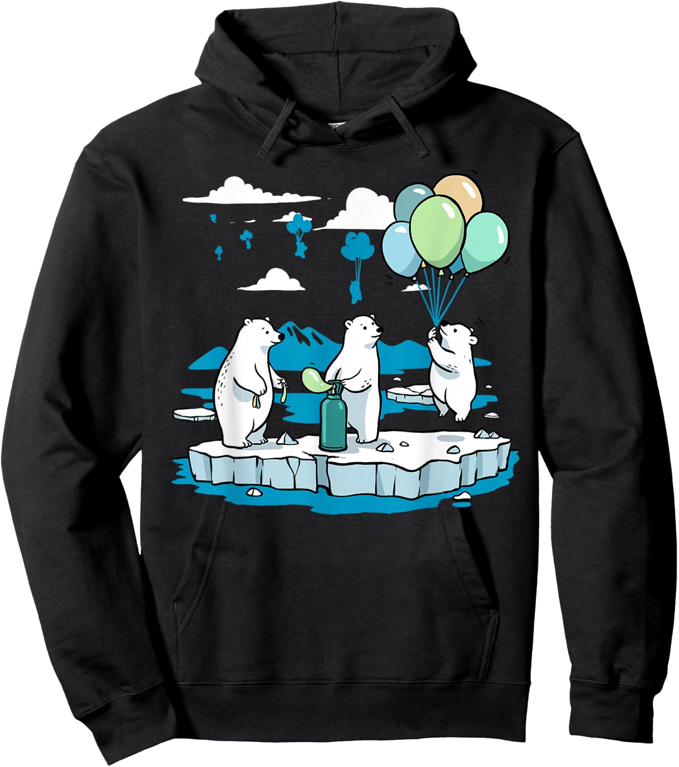 Polar Bear Shirt Save The Polar Bears Funny Polar Rescue Hoodie - Hoodie | Black