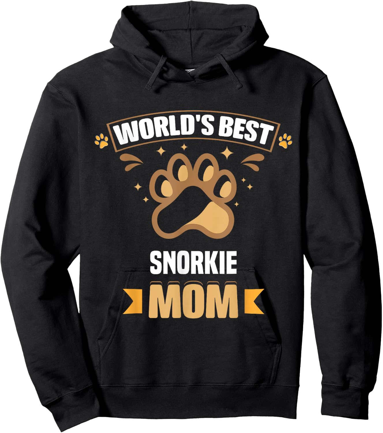 World's Best Snorkie Mom Mixed Breed Dog Owner Hoodie - Hoodie | Black